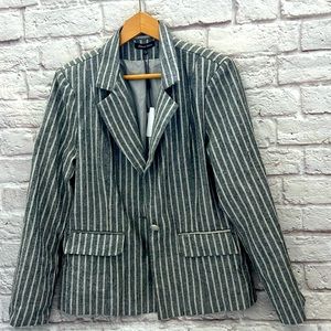 Athena Marie women’s vintage jacket blazer
Striped linen cotton blend